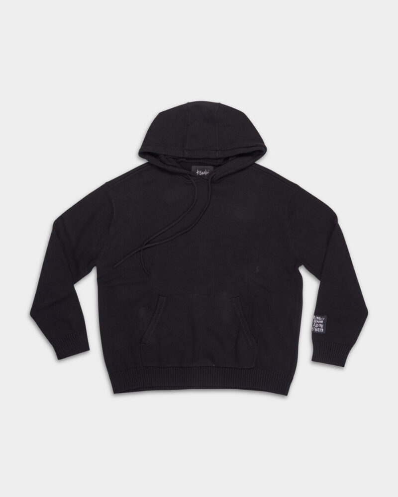 Ksubi Men's Knitted 1999 Knit Hoodie Black MPS25KW005 BLK