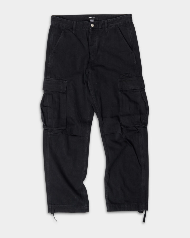 Ksubi Men's Knitted Sott Fugitive Cargo Pant Jet Black MPS25PA003 BLK