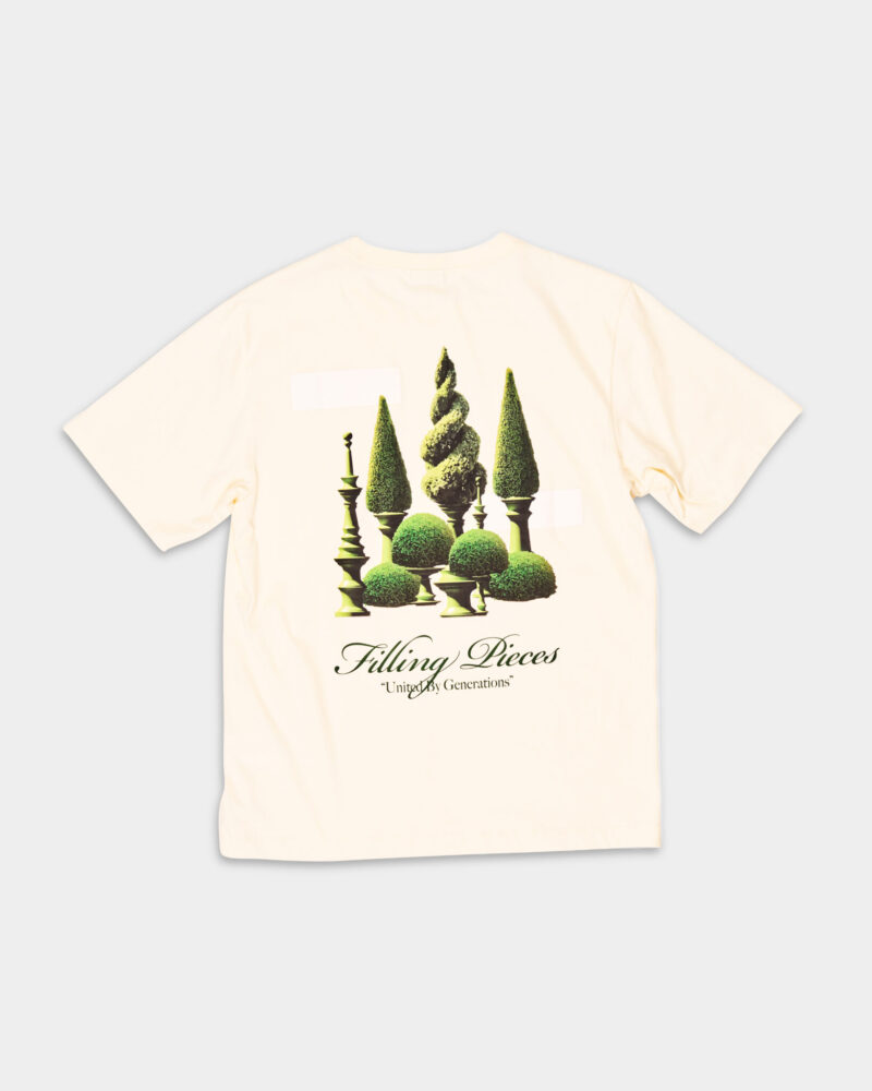 Filling Pieces Men's Topiary Antique White T Shirt 744998499360