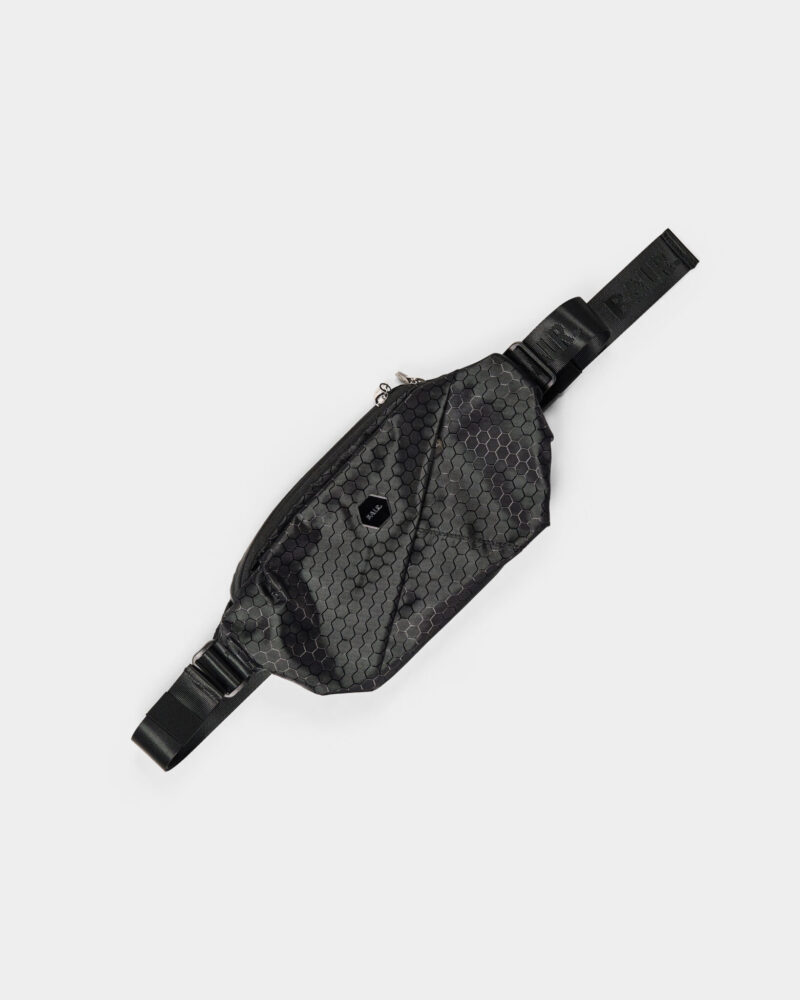 BALR Men's Hexline Badge Waist Pack B6220.1024 Jet Black