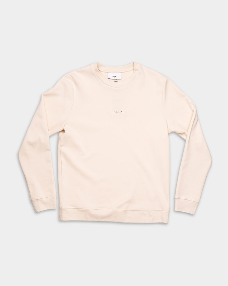 (Core) BALR Men's Q Series Regular Fit Crewneck B1262.1074 White Swan