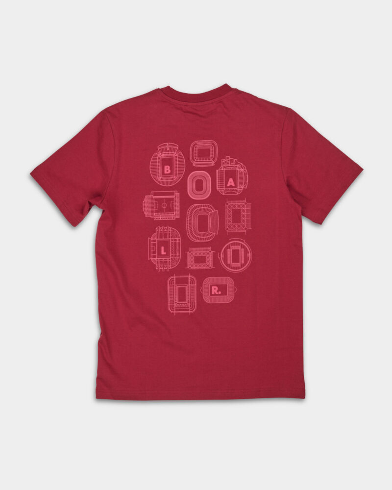 BALR Men's BALR. Stadium Regular Fit T Shirt B1112.1264 Tibetian Red