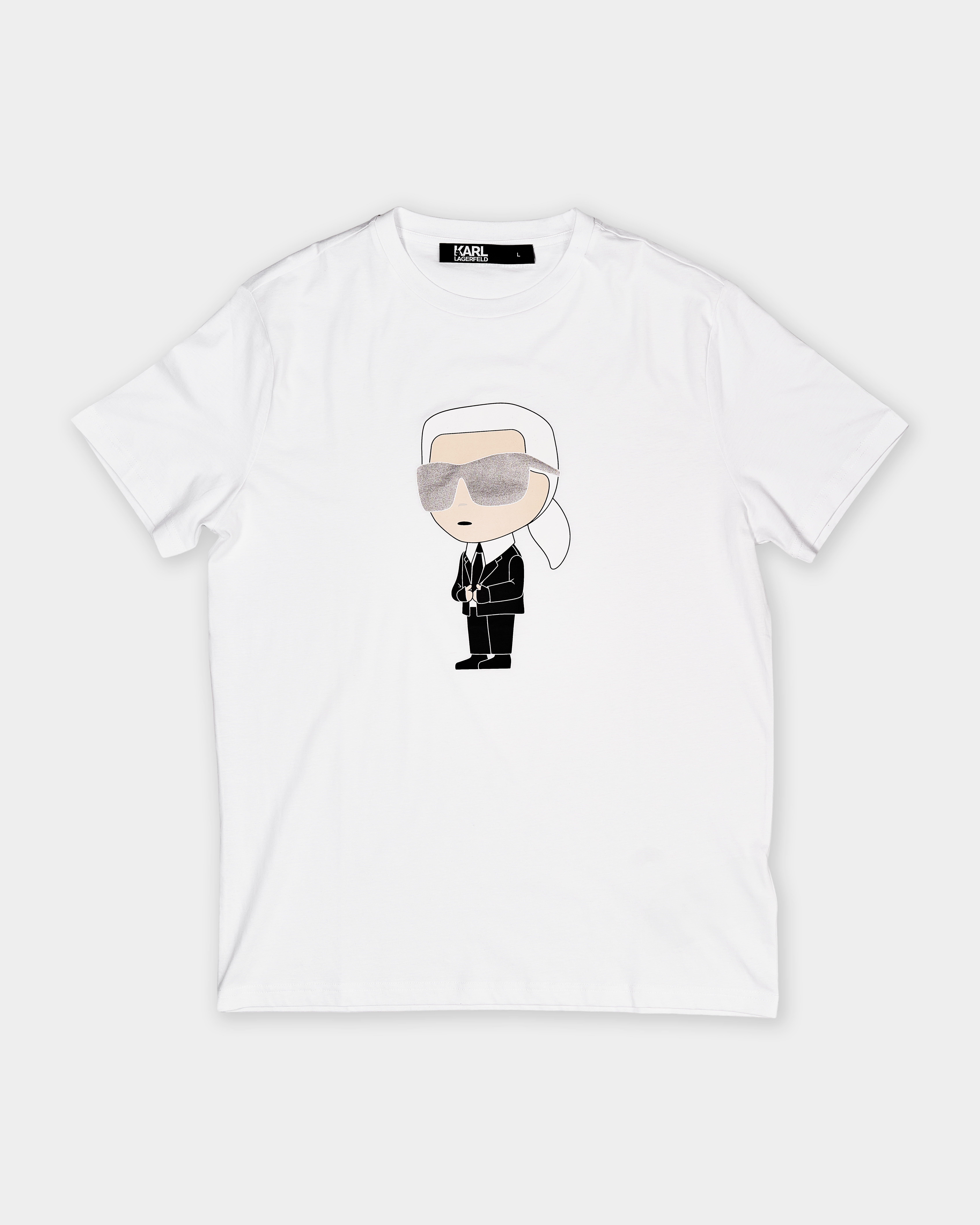 (Core) Karl Lagerfeld Men's Crewneck T Shirt 755071 500251  10