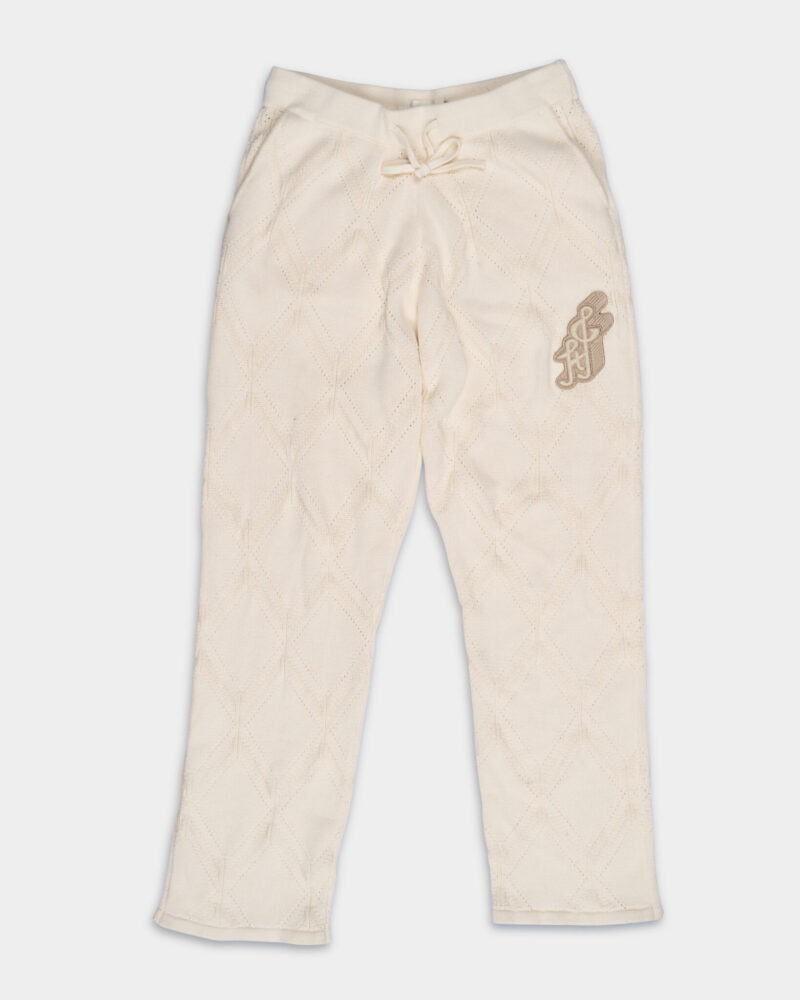 Honor The Gift Men's Diamond Knit Pant HTG240317 Cream