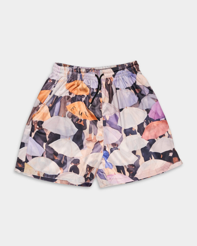 Flaneur Men's Umbrella Viscose Shorts Purple F14157