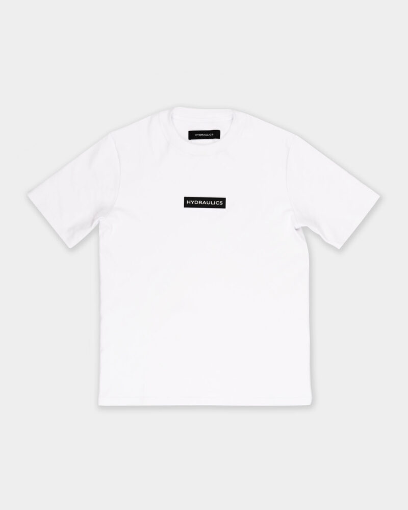 Hydraulics Men's Rubber Box Logo Tee White V2