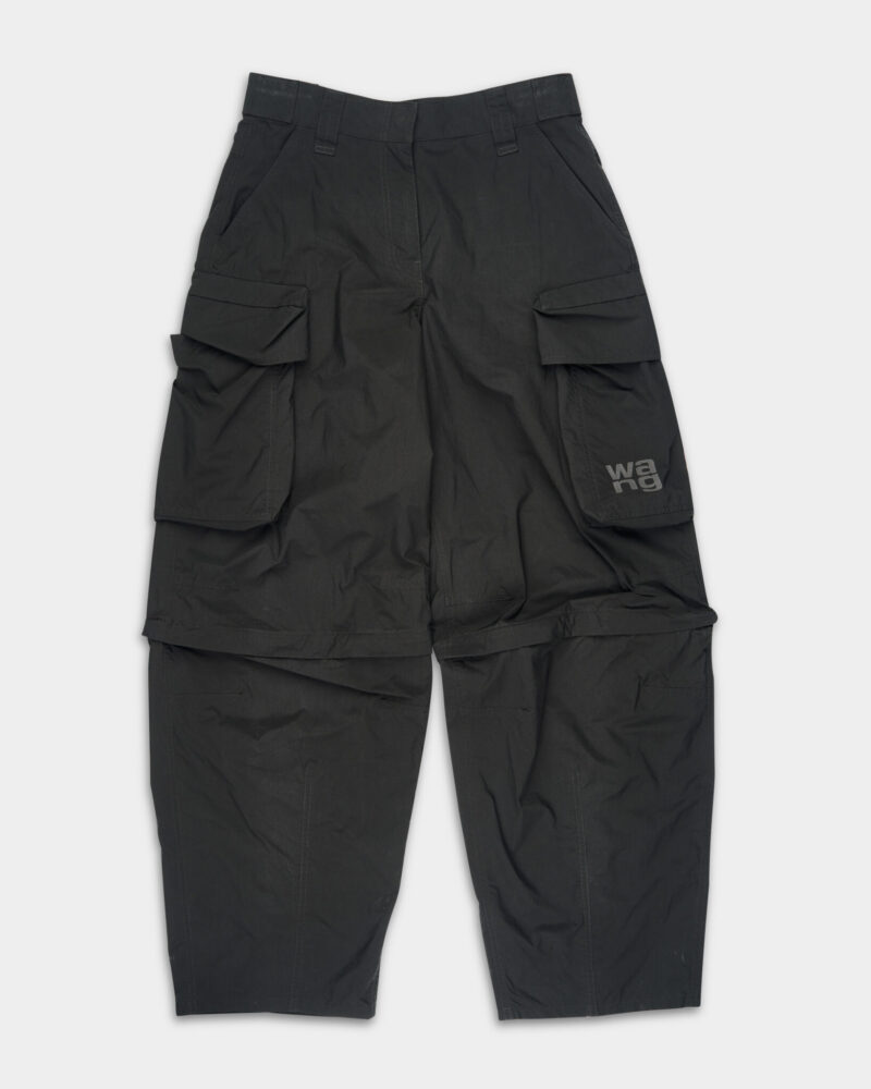 Alexander Wang Big Pocket Knee Zip cargo Pants Black 4WC3244369 001