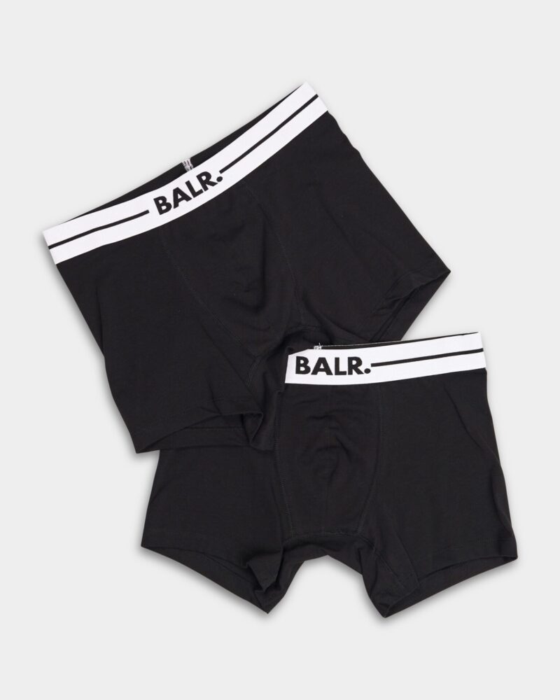(Core) BALR Men's Boxer 2 Pack B1442.1013 Jet Black/Jet Black