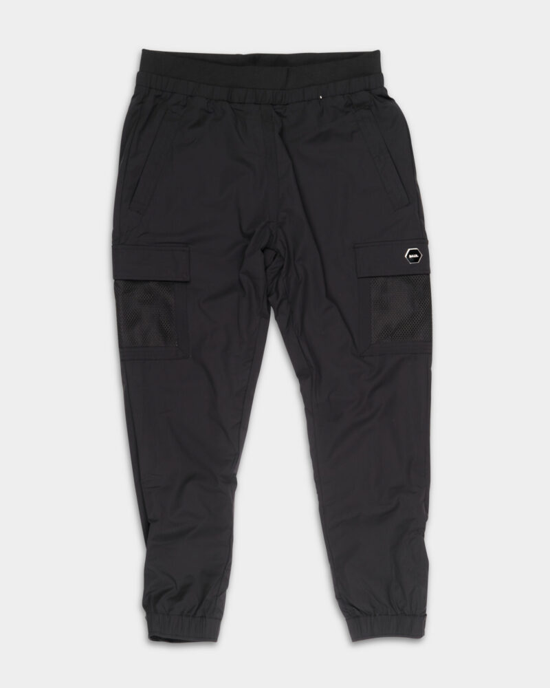 BALR Men's Hexline Regular Fit Track Pants B1412.1030 Jet Black