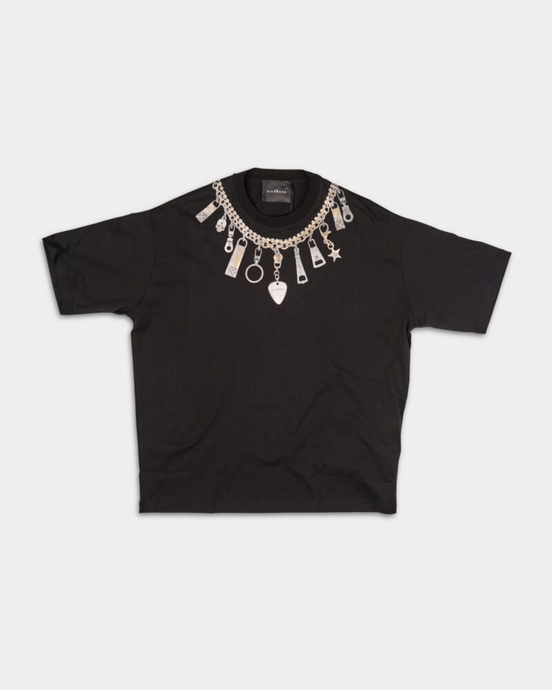 John Richmond Men's T Shirt Over Ianike RMA24131TSIT Black