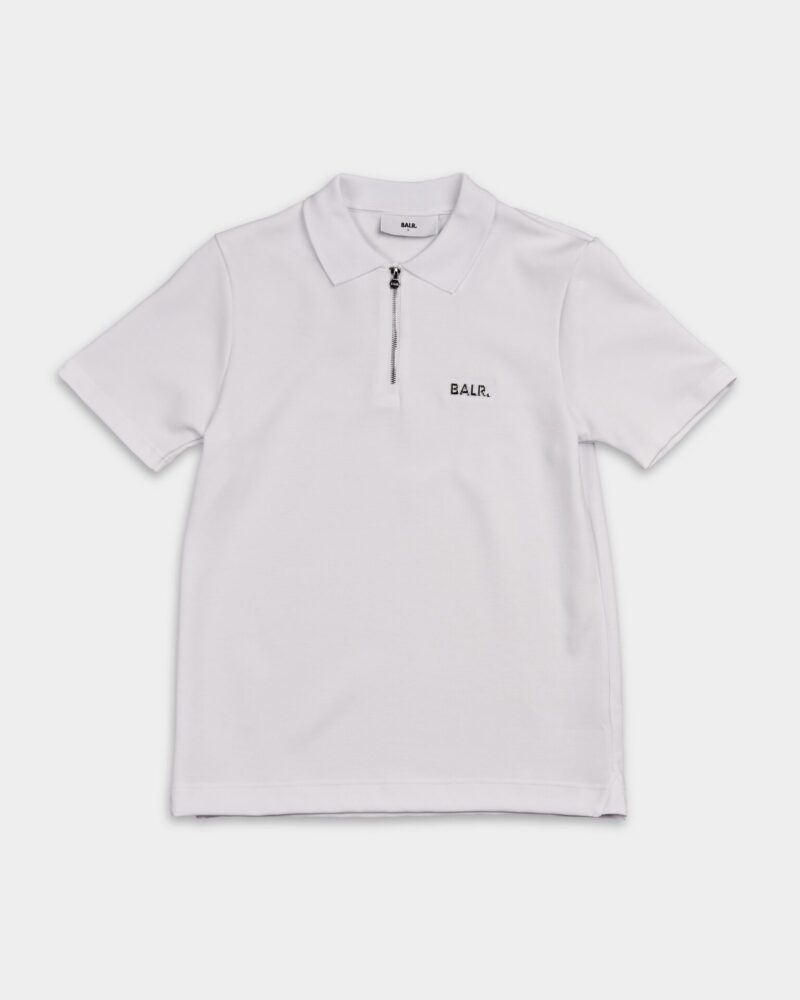 (Core) BALR Men's Q Series Regular Fit Polo Shirt B1122.1033 Bright White