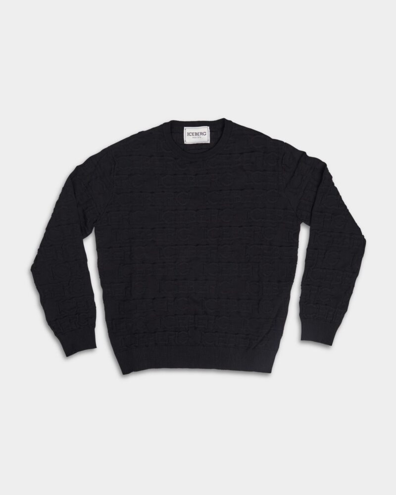 Iceberg Men's Round Neck Knitted I1P A009 7633 9000