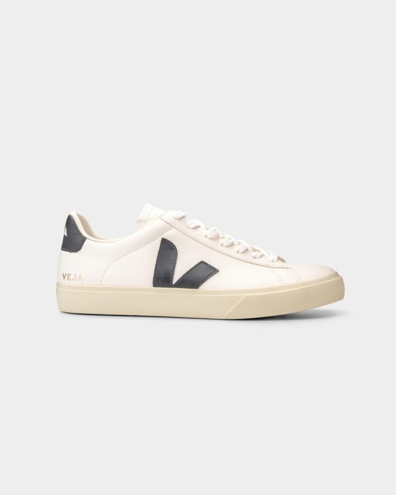 (Core) Veja Ladies Campo Chrome Free Leather Sneaker CP0501537A Extra White Black