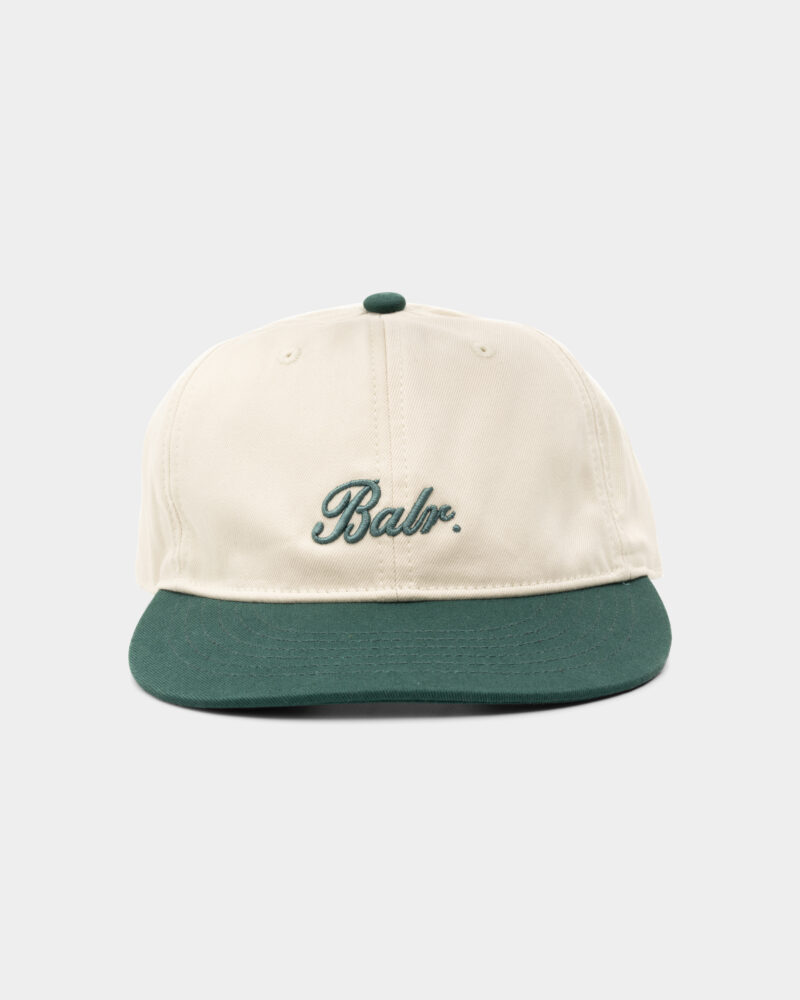 BALR Men's Identity Baseball Cap B6110.1084 Light Beige/Botanical Green