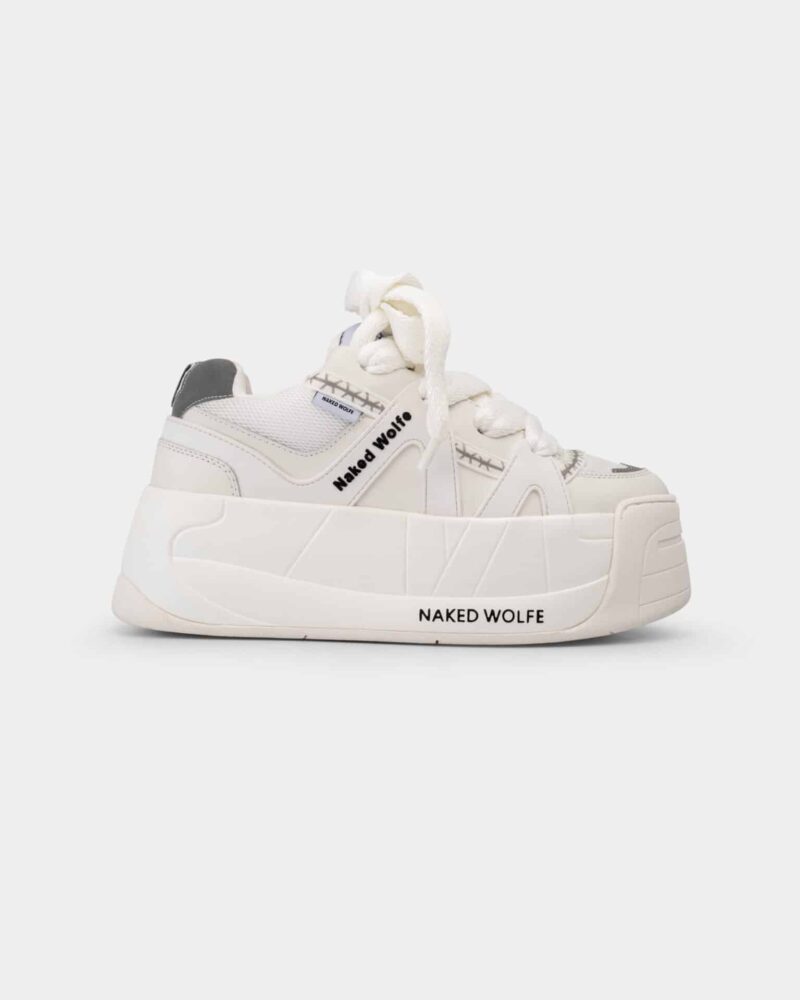 Naked Wolfe Ladie's Slider White Sneaker Slider 00087
