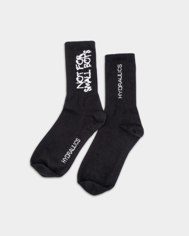 Hydraulics Not For Small Boys Men's Socks Black
