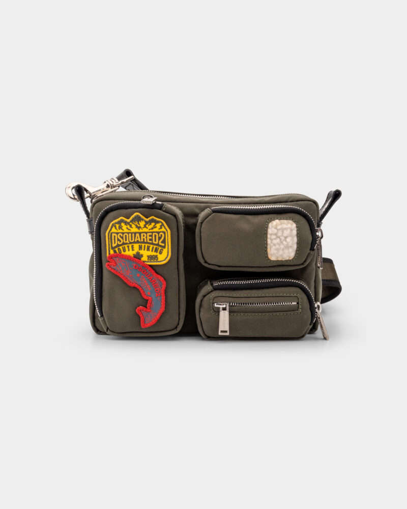 Dsquared2 Men's Canadian Patch Small Crossbody CBM0066 08C00001 8066