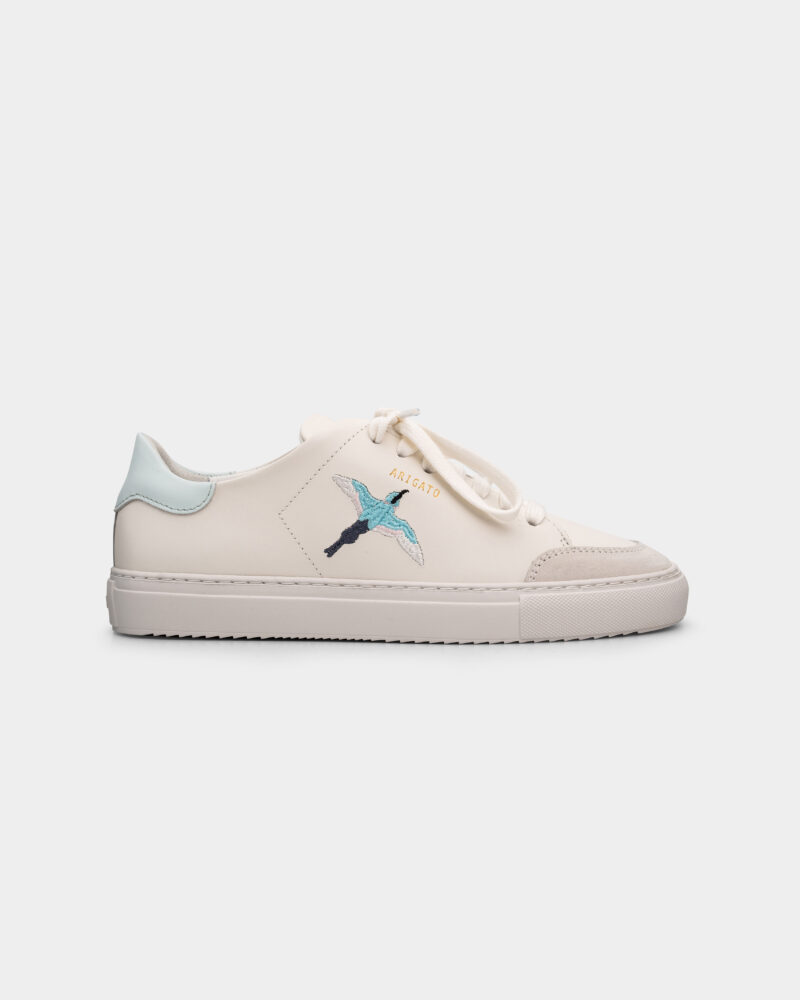 Axel Arigato Ladies Clean 90 Bee Bird Sneaker F2801001 White/Turquoise