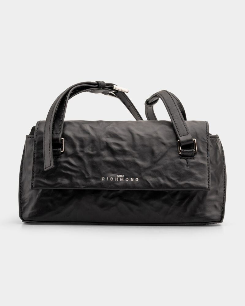 JR Ladies Kamez Real Leather Shoulder Bag RWP25002BO1E Black