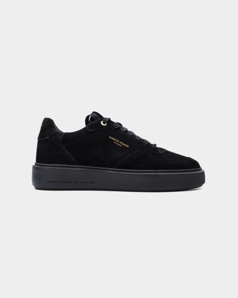 (Core) Android Homme Men's Manhatten Sneaker Black Suede AHP224-79