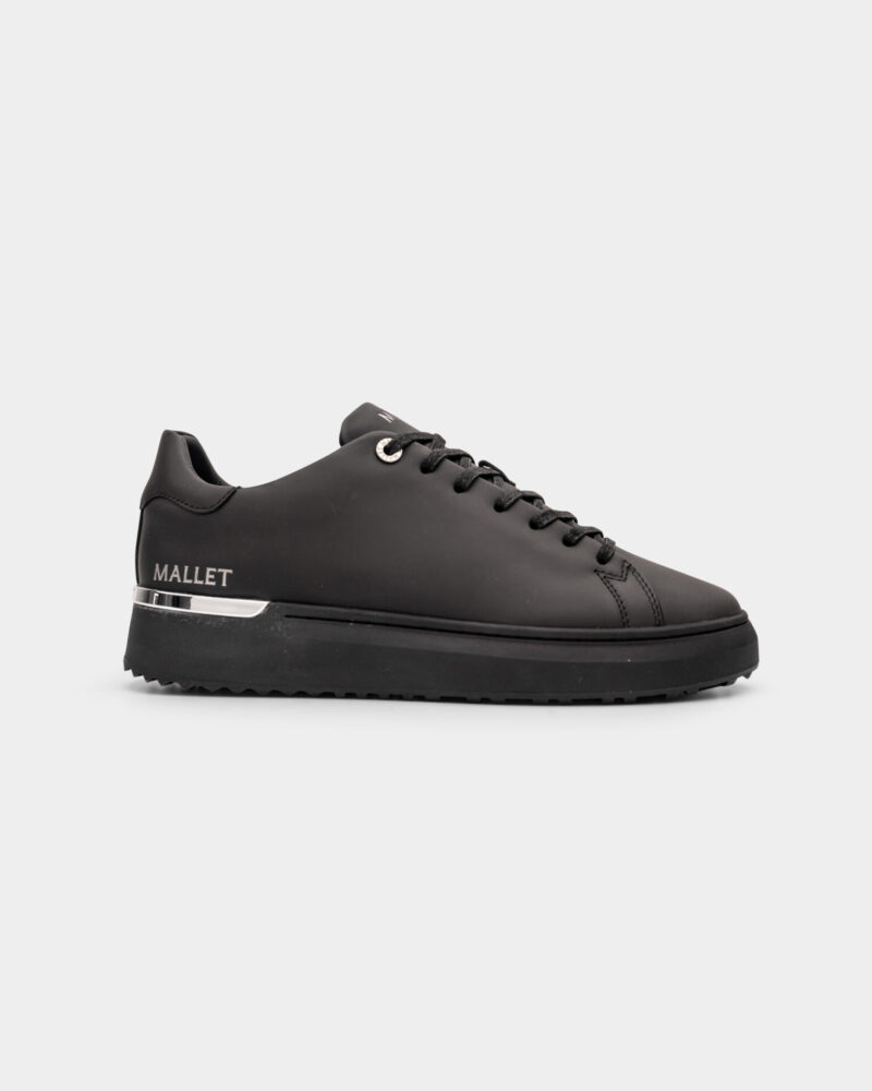 Mallet Men's GRFTR Lite Triple Black Silver Sneaker TE1154TPB SIL
