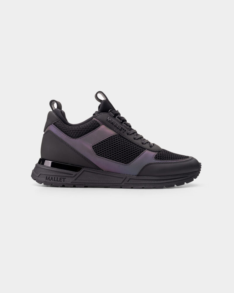 Mallet Men's Diver Lite Triple Black Iridescent Sneaker TE3018TPB IRD