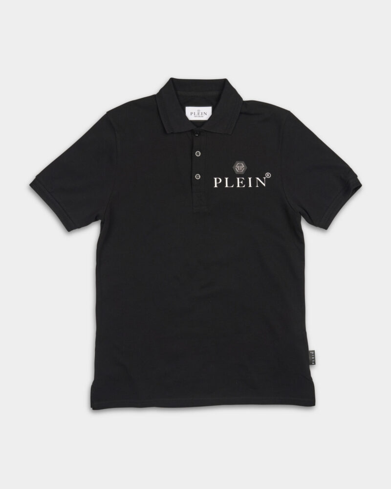 Philipp Plein Men's SS Slim Fit Polo Shirt Black MTK5596 PTE003N 02