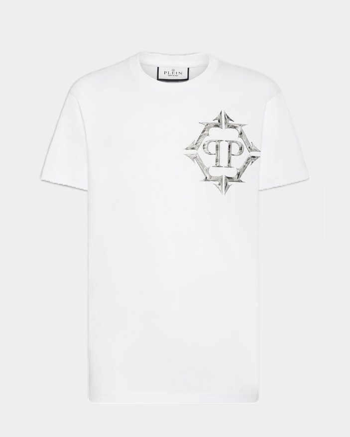 Philipp Plein T Shirt Round Neck SS Chrome MTK6667 PJY002N 01