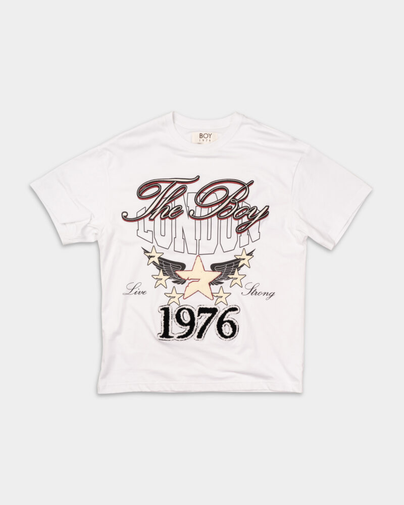 Boy London Men's College BOY T Shirt White