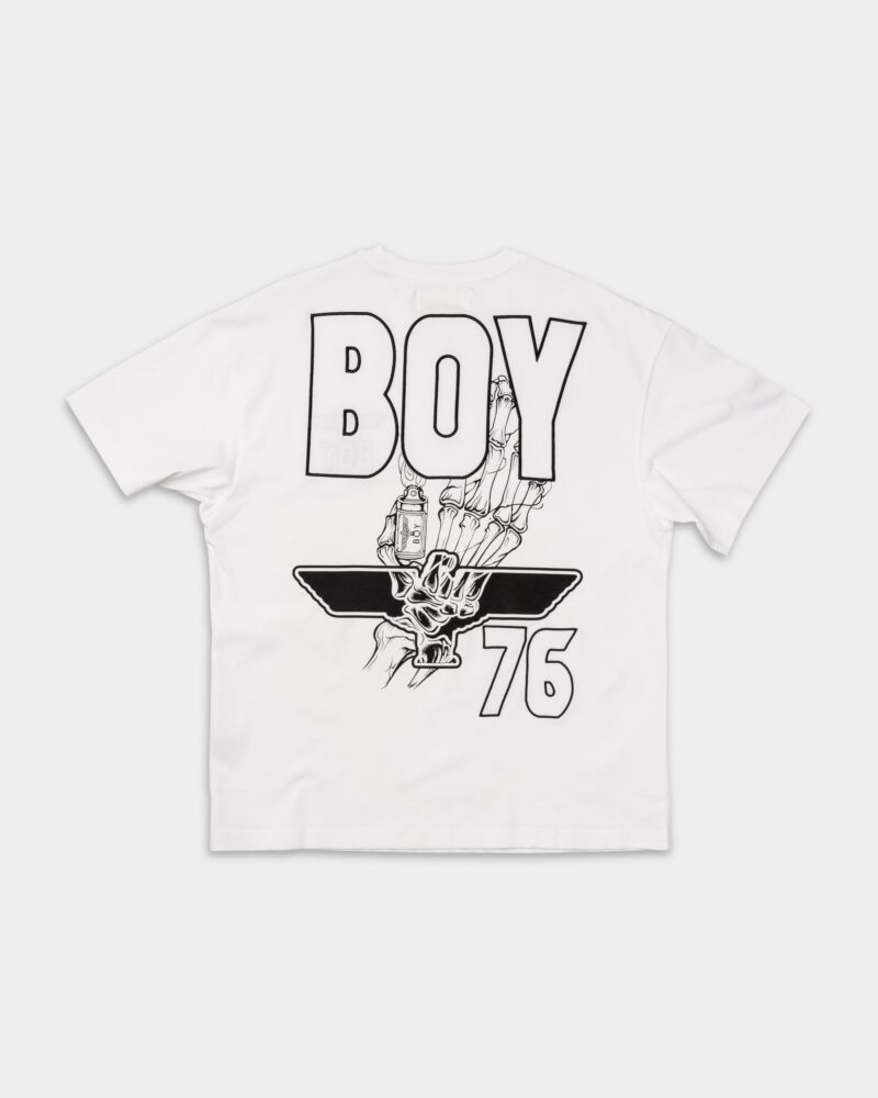 Boy London Men's Skele BOY Tee White