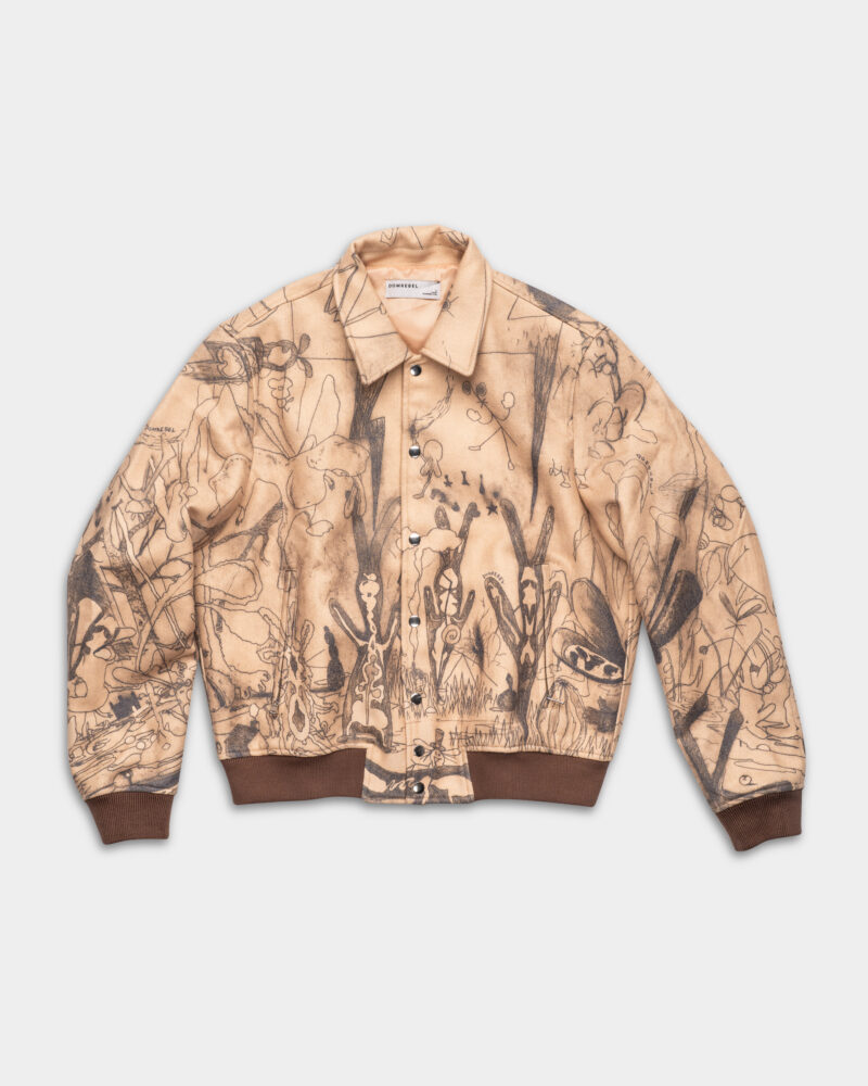 DOMREBEL Elysium Bomber Jacket Beige