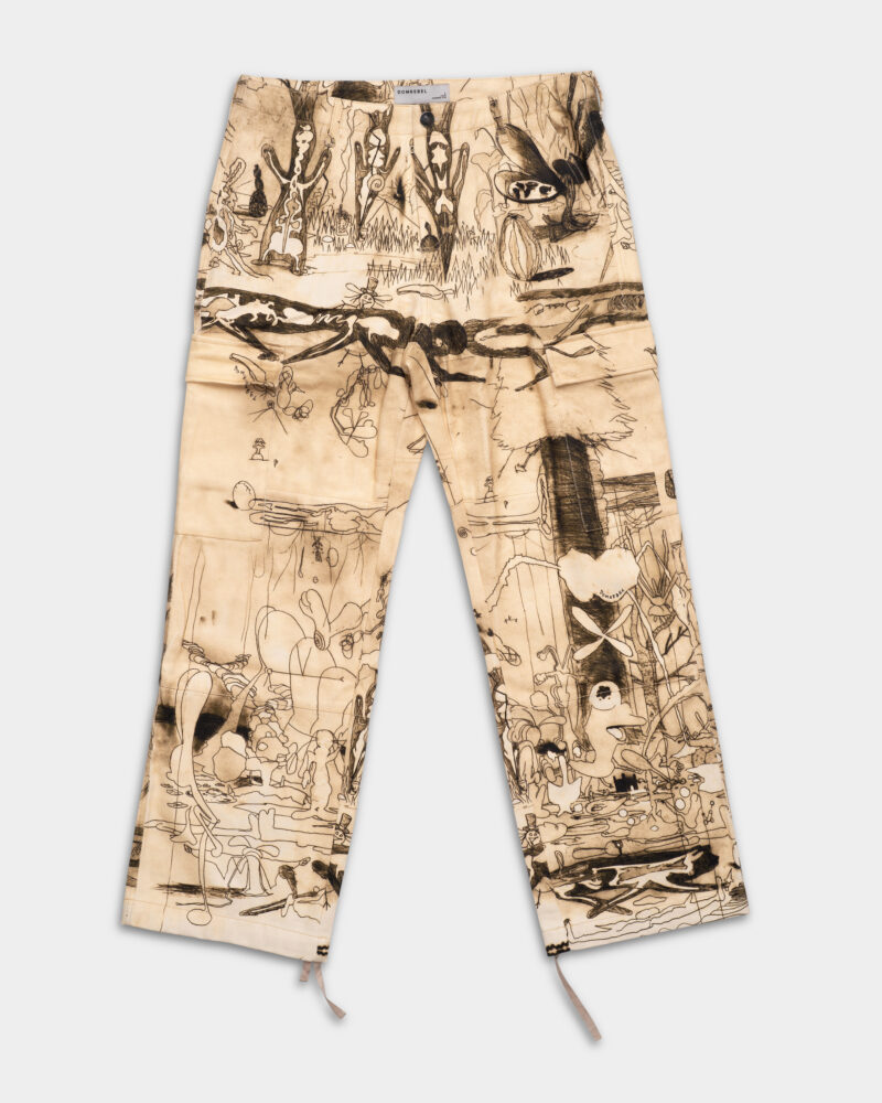 DOMREBEL Elysium Cargo Pants Beige