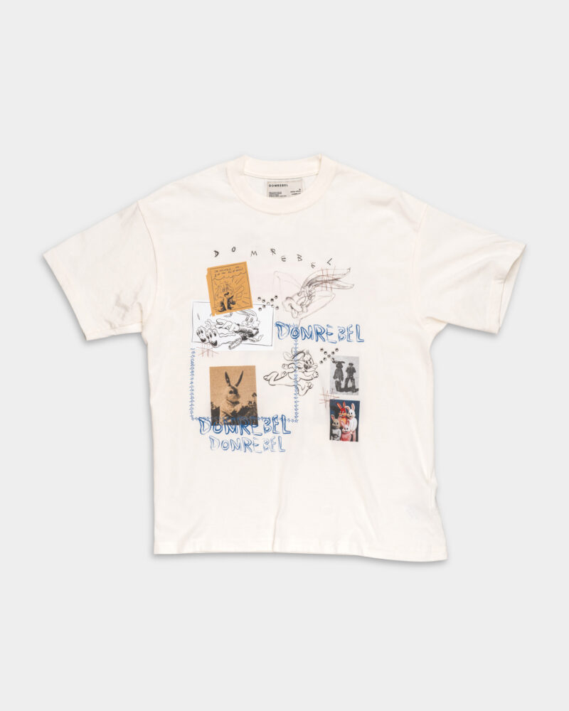 DOMREBEL Rabbit Hole T Shirt Crystals
