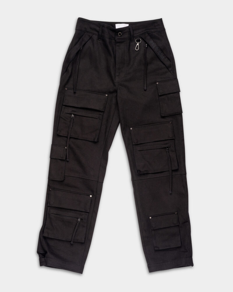 Only The Blind Black Utility Cargo Pant Black OTB-BC1451