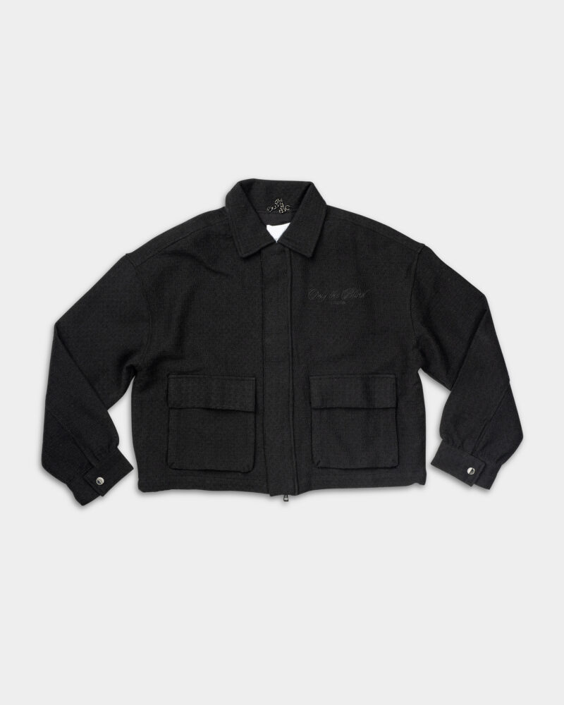 Only The Blind Midnight Crochet Jacket Black OTB-O1523