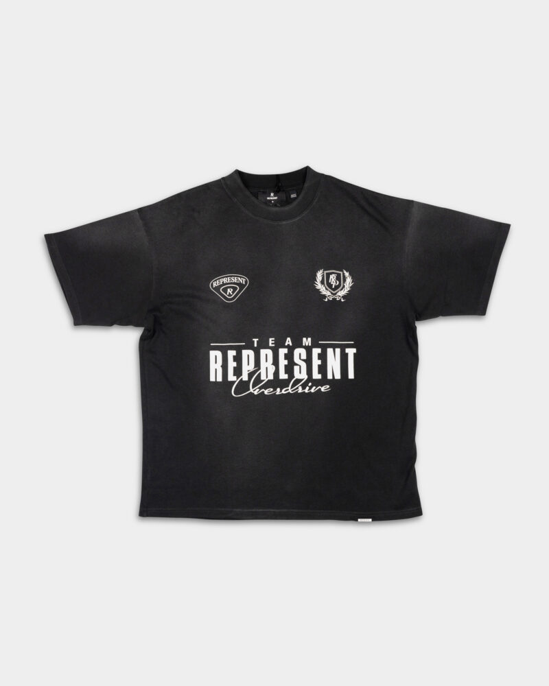 Represent Men's World Championship T Shirt MLM41143-04 Stained Black