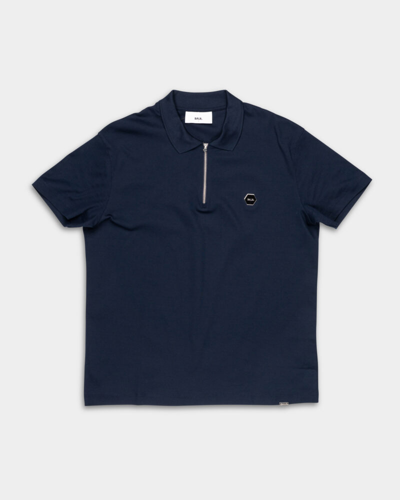 BALR Men's Hex Series Polo B1122.1040 Space Navy