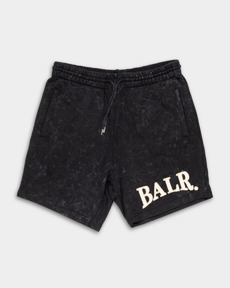 BALR Men's Urban Washed Sweat Shorts B1433.1024 Jet Black