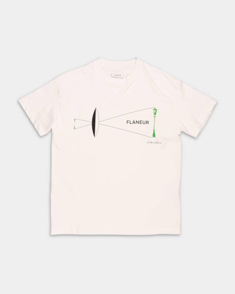 Flaneur Men's Magnifier T Shirt White F14094