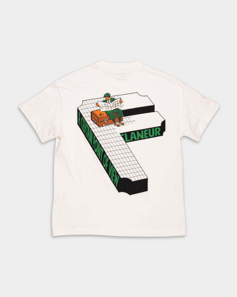 Flaneur Men's Traveler T Shirt White F14093
