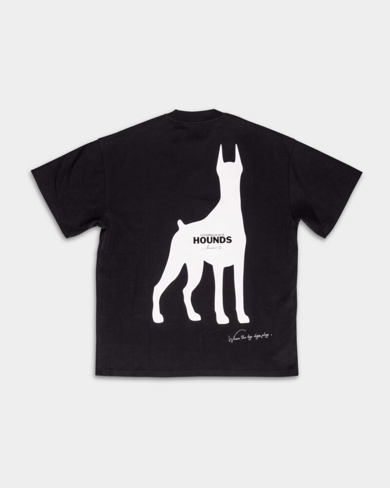 Hydraulics Oversized Hounds Dobermann tee black AW25OST Hounds Black