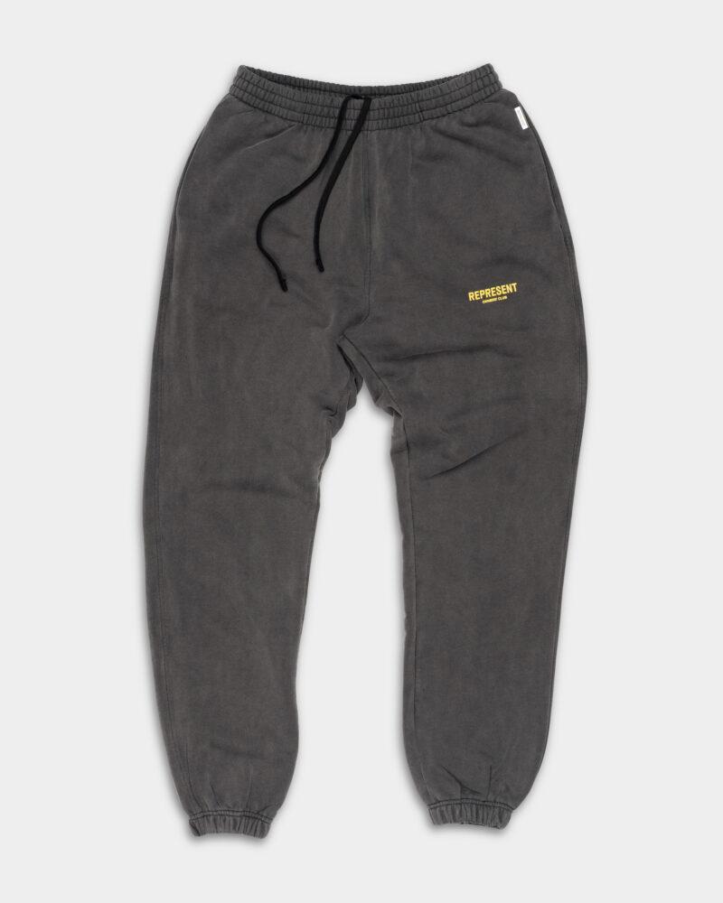 (Core) Represent Mens Owners Club Sweatpant OCM41116-4734 Vintage Grey/Yellow