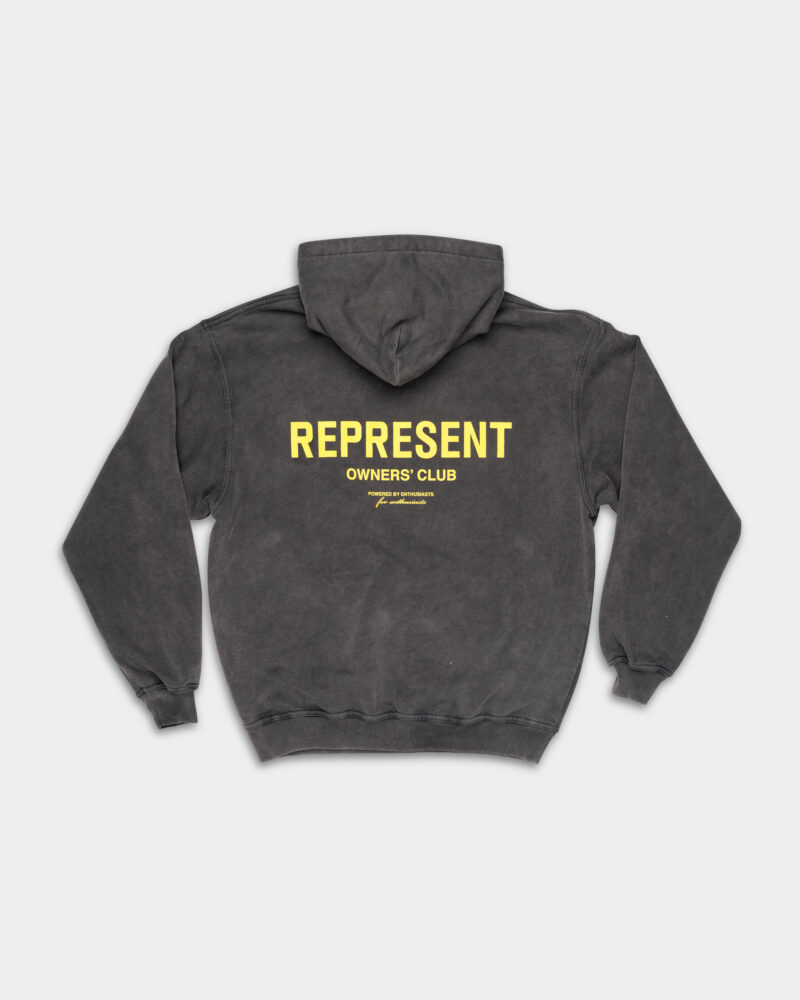 (Core) Represent Men's Owners Club Hoodie OCM41113-4734 Vintage Grey/Yellow