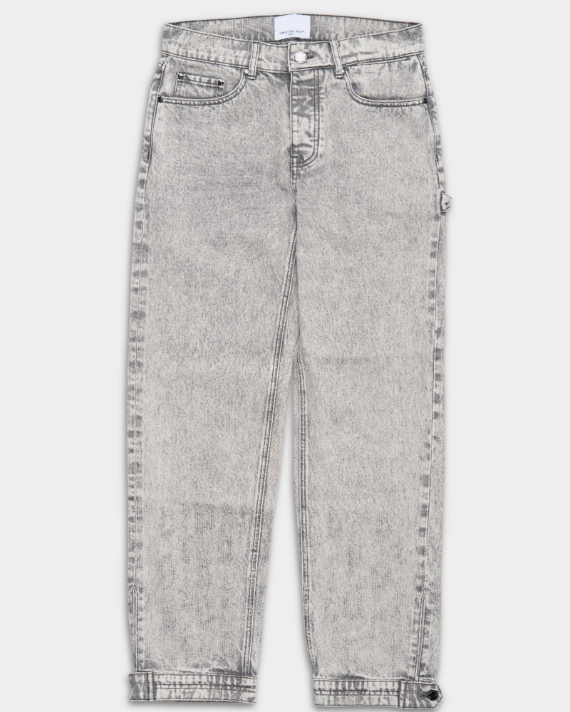 Only The Blind Grey Monogram Stone Denim Jeans OTB-D1392